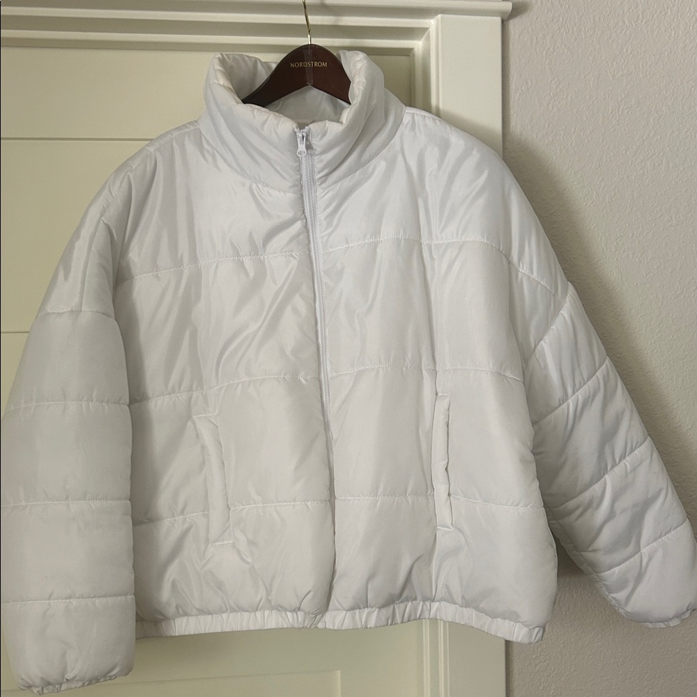 Abound Ivory Puffer Jacket